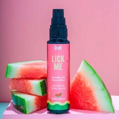 Гель со вкусом арбуза LICK ME с согревающим эффектом от INTT, 50 мл