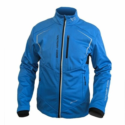 Утеплённая лыжная куртка Victory Code Win Tempo Blue