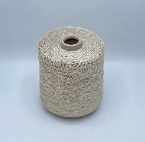 Vimar (пр.Италия),art.Polis, 530м/100гр. 48% Полиэстер, 52% Полиамид,цвет- Бежевый+люрекс, арт.36254