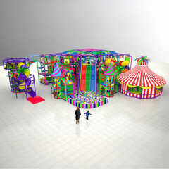 Детский игровой лабиринт «Цирковая Страна Чудес»