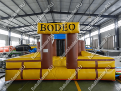 Надувной батут для аттракциона Родео "Дикий Запад", 4*4*2.5 м.