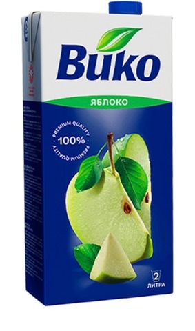 Сок Вико 2л яблоко, шт