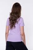 Футболка для беременных и кормящих 10590 сиреневый