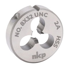 Плашка №8 -32-UNC DINEN22568 HSS 2A 60° 20x7мм NKP 245008N