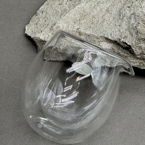 Сливник стекло, двуслойный, 120мл