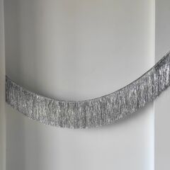 Занавес-бахрома, Серебро, 24 см*2 м (В*Ш)