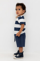 шорты  для мальчика  КР 400658/синий космос к564