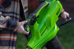 Воздуходувка-пылесос Greenworks GD60BVII 60V (368 км/ч) аккумуляторная, без АКБ и ЗУ