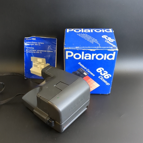 Фотоаппарат "Polaroid 636 Close Up", пластик, металл, Polaroid, Великобритания, 1988-2000 гг.