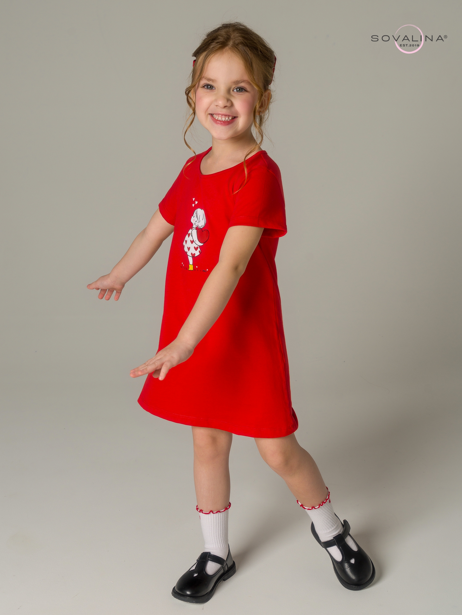 Платье Home красный Girl