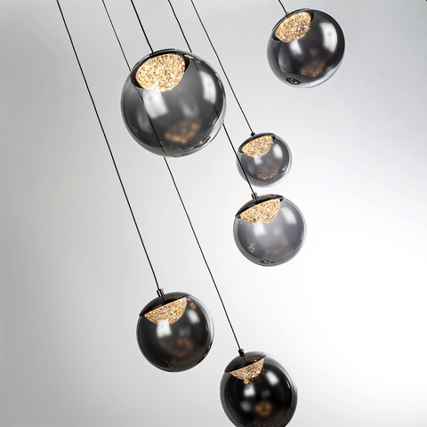 Подвесной светодиодный светильник Modelux ML.2338.7 BK