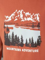 Футболка из премиального хлопка с авторским принтом  U49.045 (122016)