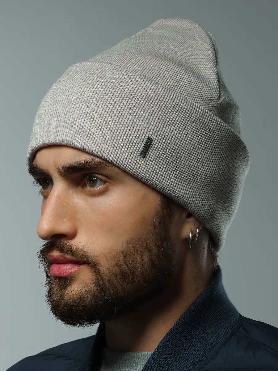 Шапка осенняя бини демисезонная