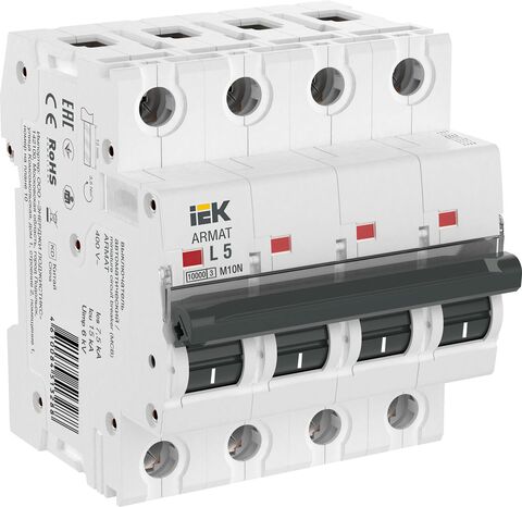 ARMAT Авт. выкл. M10N 4P L 5А IEK