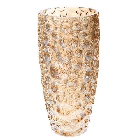 Ваза стеклянная (Высота 30 см) - Бежевый - купить