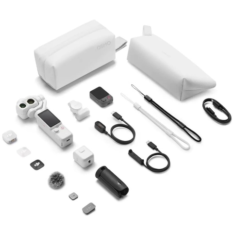 Экшн-камера DJI Osmo Pocket 4P Vlog Combo Белый | Pearl White