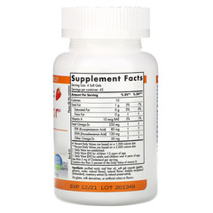 Nordic Naturals, ДГК Junior, клубника, для детей старше 3 лет, 250 мг, 180 мягких желатиновых капсул