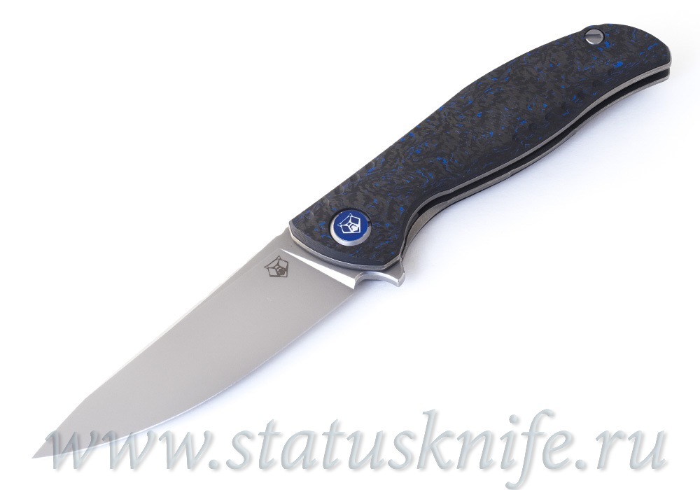 Нож Широгоров F3 NS M390 Ф3 Blue CF 3D подшипники