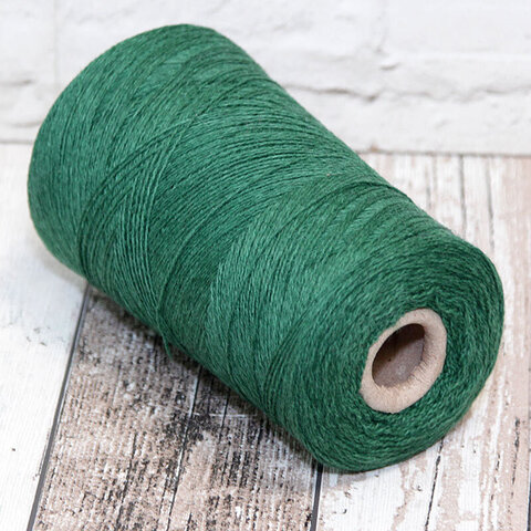 Меринос с хлопком (45%) KNOLL COAST ORGANIC 14/2 зеленый