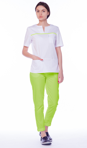 Брюки женские м593 toray твил лайм508