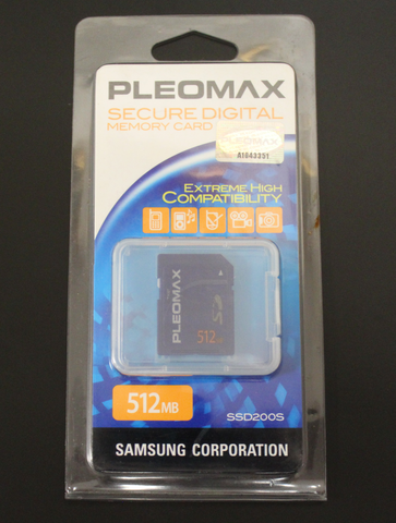 Карта памяти Samsung made in USA  в фотоаппарат. 512МВ. 2000-2007 гг. XF