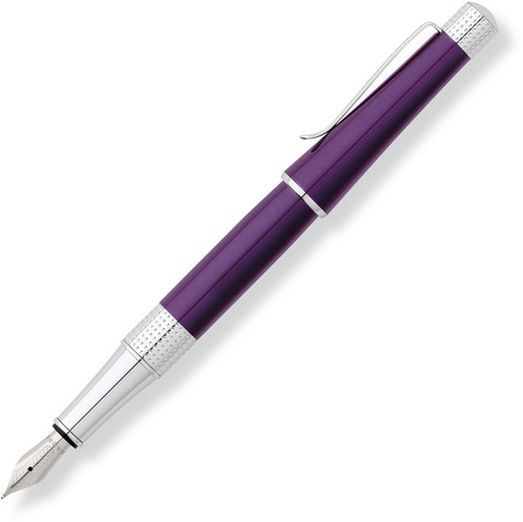 Ручка перьевая Cross Beverly, Deep Purple CT, M (AT0496-7MS)