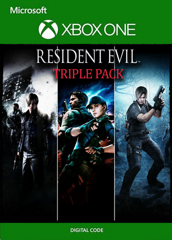 Resident Evil Triple Pack - части 4, 5, 6 (Xbox One/Series S/X, русские субтитры [Цифровой код доступа]