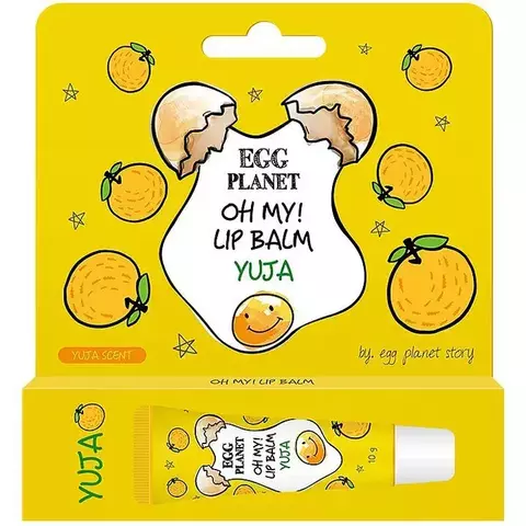 Daeng Gi Meo Ri EGG Planet Oh My! Lip Balm Yuja Бальзам для губ с ароматом юдзу (увлажняющий)