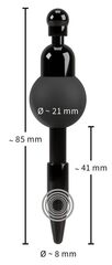 Черный уретральный вибростимулятор Vibrating Penis Plug - 