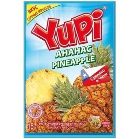 Растворимый напиток Yupi ананас 15 г