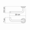WasserKRAFT Ammer K-7096 Держатель туалетной бумаги