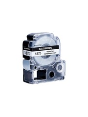 Кассета с лентой S'OK by Sakura Printing C53S655013 (LK-5SBE) для Epson  LW400, LW700, LW600P, LW1000P, K400, Z700, Z800, черный на серебрянном мате, 18мм, 8м, матовая
