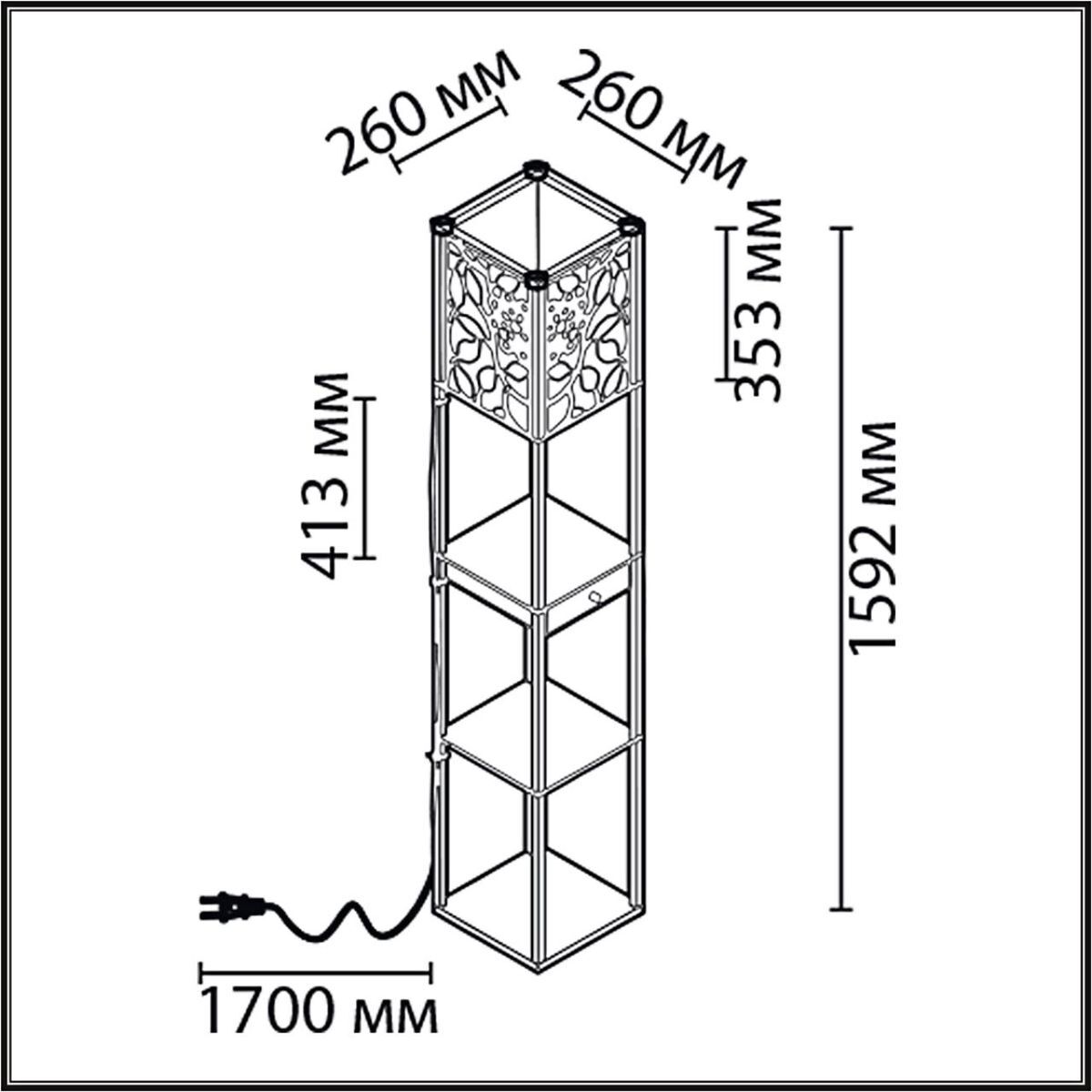 Торшер Lumion Comfi Practic 8092/1F