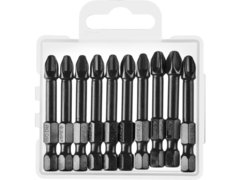 ЗУБР PH3, 10 шт, 50 мм, ударные биты,Профессионал(26021-3-50-S10)