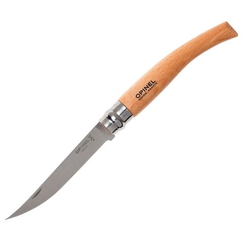 Нож складной перочинный Opinel Slim Beechwood №08 8VRI, 180 mm, дерево (000516)