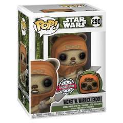 Фигурка Funko POP! Bobble Star Wars ATG Wicket w/Pin (Exc) 55689