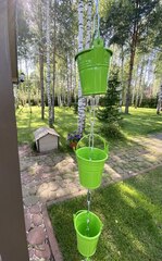 Дождевая цепь «Ведра на цепи», зеленый