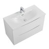 BelBagno MARINO-CER-MINI-800-2C-SO-BO-P MARINO-CER-MINI База под раковину подвесная с двумя выкатными ящиками, Bianco Opaco, 796x390x500, MARINO-CER-MINI-800-2C-SO-BO-P