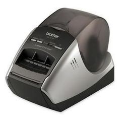 Принтер для печати наклеек Brother QL-570 (авторезак, ширина лент до 62мм, до 68 наклеек/мин, 110мм/сек, 300х600т/д, ленты DK, USB, RS232C) - QL570R1