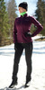 Детский утеплённый лыжный костюм Nordski Motion Purple-Black с высокой спинкой