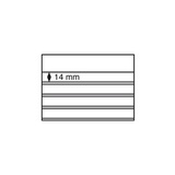 Планшет для марок Standard 158x113 мм, 4 полоски, черная основа, уп. 100 шт