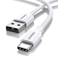 Кабель UGREEN US287 USB-A 2.0 to USB-C Nickel Plating 1м, белый
