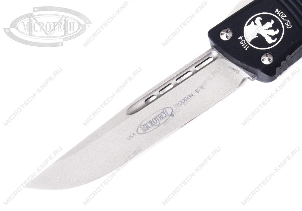 Нож Microtech Troodon 139-10AP Black - фотография 