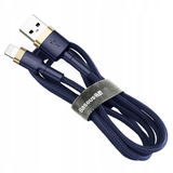 Кабель USB - Lightning 2.4A Baseus Cafule (CALKLF-BV3) 1м (100 см) (Синий с золотым)