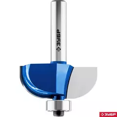 ЗУБР 38.1 x 16 мм, радиус 12.7 мм, фреза кромочная калевочная №2, Профессионал (28702-38.1)