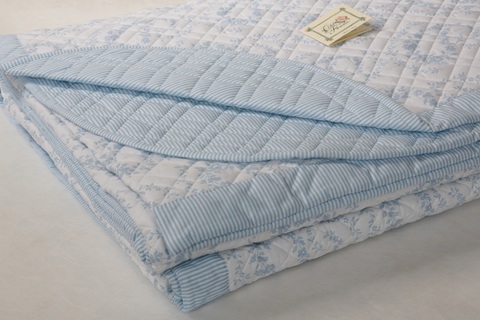 Покрывало 270х270 Old Florenсe Фантазия голубое