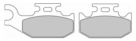 FDB2308SG Тормозные колодки дисковые MOTO, блистер 2 шт