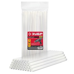 ЗУБР 11 х 300 мм, 34 шт, прозрачные универсальные клеевые стержни (06854-34)