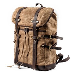 Рюкзак городской из канваса Virginland 9105 Khaki