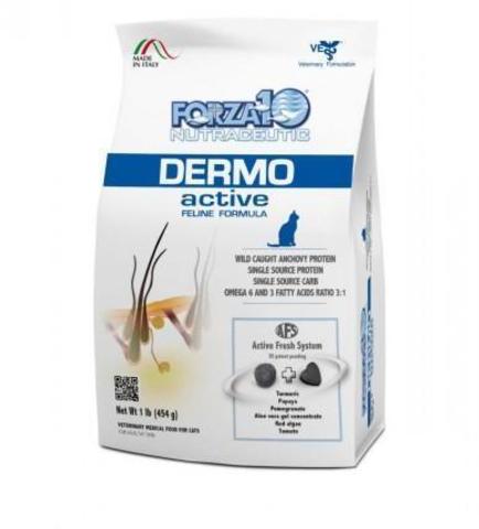 купить FORZA10 ActiveLine CAT Dermo Active сухой корм для взрослых кошек, диетический рацион при кожных заболеваниях